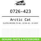 0726-423 Arctic Cat Oem Textron Clutch