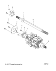 1590550 Polaris Driveshaft Tubular Collar New Oem