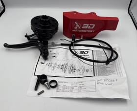 Veh013 3d Motorsports Motorsport Manual Clutch 3/4 Inch Shaft With 42 Cable And Brake Lever Assembled