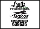 639636 Arctic Cat Clutch Primary New Oem 884646909046