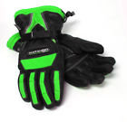 7413036 Katahdin Gear Vertex Leather Glove Black Green 794777353765