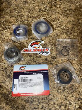 1231-0368 All Balls Track Drive Shaft Bearing Kit For Yamaha Rs Vector Gt 08-09