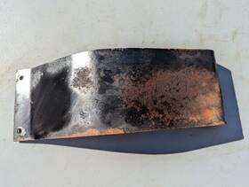 0106-376 Arctic Cat Vintage Snowmobile Clutch Shield 1972 Panther