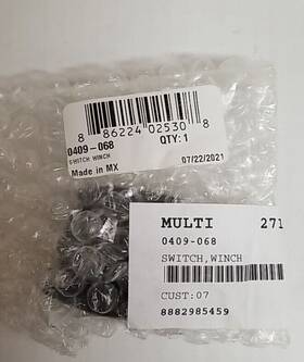 0409-068 Arctic Cat New Oem Atv Winch Switch Artic