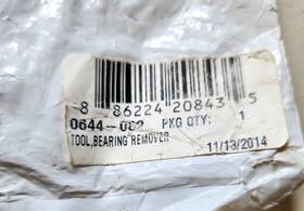 0644-082 Arctic Cat Bearing Remover Tool