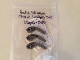 0646-030 Arctic Cat Oem Clutch Weight Set Of 3