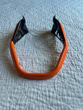 1707-598 Arctic Cat Used Oem Orange Front Bumper #1707-598