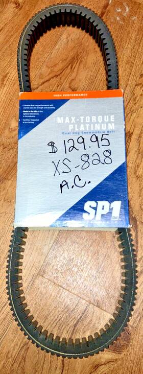 222-828 Arctic Cat Sp1 Fire Power Max-torque Platinum Belt 48 3/16 Inch X 1 15/32 Alt# Xs828