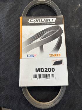 Md200 Carlisle Charlisle Water Pump/fan Belt Polaris