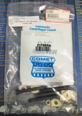 217855a Comet 217855 Clutch Cam Arm Bolt Kit 108 4 Pro