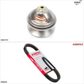 Kk00009255 Cvtech - Kit Pulley/belt #9255