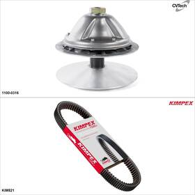 Kk00009266 Cvtech - Kit Pulley/belt #9266