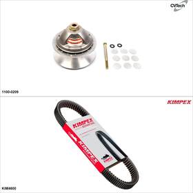 Kk00009323 Cvtech - Kit Pulley/belt #9323