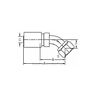 108577 Dayco Permanent Crimp Hydraulic Coupling Fits Multiple Makes And Models