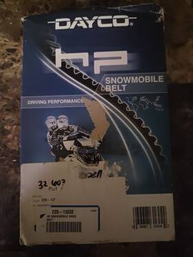 220-13032 Dayco Hp Snowmobile Belt