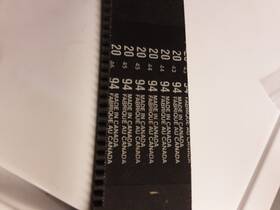 1118m2 Dayco And Carlisle Snowmobile Drive Belts