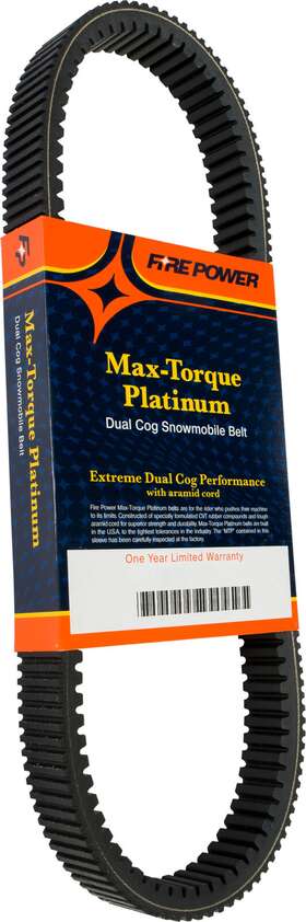 47-6063 Fire Power Max-torque Platinum Belt 44 3/4 Inch X 1 15/32 Universal Fitment