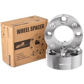 Ga-50-4110-12125-2 Gasupply Atv Wheel Spacers 4x110 Compatible With 2 Inch -12 1.25 -2pc Silver