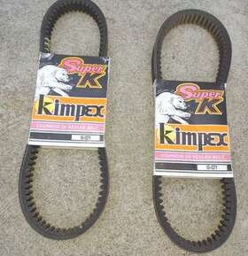 10-127y Kimpex K10-125 2 Pack Vintage Super K Snowmobile Belt - Gilles Soucy Inc