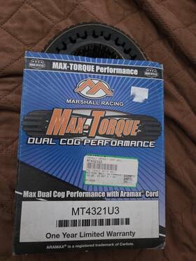 Mt4321u3 Marshall Racing Max-torque Drive Belt