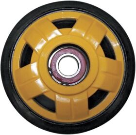 R0141d-2-401a Parts Unlimited Yellow Idler Wheel With Bearing 141mm X 20mm