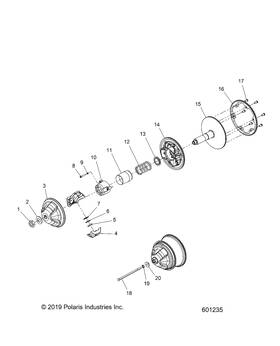 2205310 Polaris Threaded Cap Genuine Oem Part Qty 1