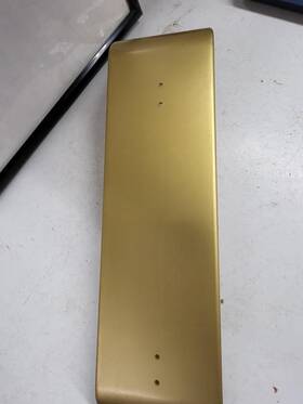 Snow4-03 Polaris 5240103 Snowmobile Sled Oem New #5240103 Clutch Guard 1985 600 Se Gold