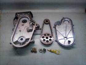 5631041-04 Polaris 2002 550 Supersport Chaincase Drop Case Cover Gears