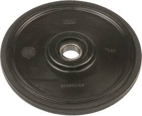 R6380z-2-001b Ppd Idler Wheel Black For 6.38 Inch X20mm