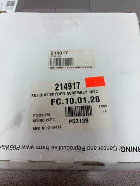 214917a Ski-doo Comet Spyder Clutch