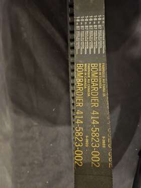 414-5823-002 Ski-doo 414 5823 002 Original Bombardier Skidoo Snow Mobile Belt. 414-5823-002. 1986-90 Mx/plus