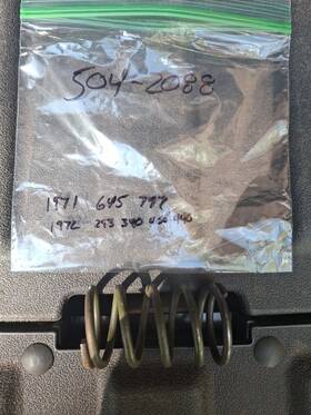 504-2088 Ski-doo 1971 1972 Blizzard Clutch Spring Green Nos