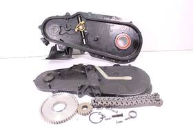 504153619 Skidoo 2018 Ski-doo Summit 850 Sp E-tec Chain Case With Cover And Sprockets