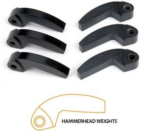 Tt-80 Speedwerx 10 Series Profile Hammerhead Adjustable Weights - 80gram Snowmobile
