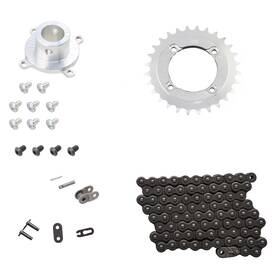 03512-03510-03513-28 Spi Quick Change Drive Hub Chain And 28t Sprocket Kit For Ski-doo Z120 1998-2008
