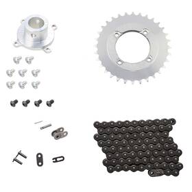 Spi 03512-03510-03513-32 Quick Change Drive Hub Chain And 32t Sprocket Kit For Ski-doo Z120 1998-2008