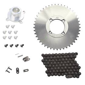 Spi 03512-03510-03513-45 Quick Change Drive Hub Chain And 45t Sprocket Kit For Ski-doo Z120 1998-2008
