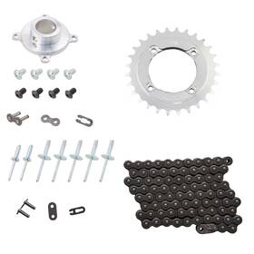 03512-03511-03513-28 Spi Quick Change Drive Hub Chain And 28t Sprocket Kit For Polaris 120 2000-2013