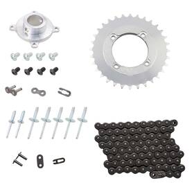 Spi 03512-03511-03513-32 Quick Change Drive Hub Chain And 32t Sprocket Kit For Polaris 120 2000-2013