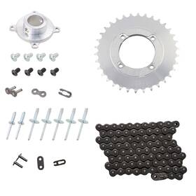 03512-03511-03513-34 Spi Quick Change Drive Hub Chain And 34t Sprocket Kit For Polaris 120 2000-2013 03512-03511-03513-34 Spi Quick Change Drive Hub Chain And 34t Sprocket Kit For Polaris 120 2000-2013