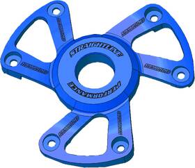 123-173 Straightline Polaris P22 Clutch Cover Anodized Blue
