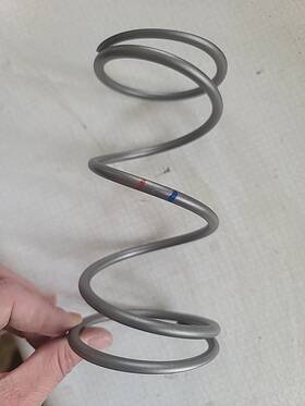 11410012 Team Titanium Spring Lh Wound 140-300 Red/blue Clutch 7