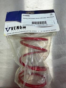 210086 Venom Spring Secondary Snow 140-240 Red/black Polaris