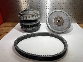 5gt-16611-00-00 Yamaha Grizzly 600 Primary Secondary Clutch And Wet One Way Belt 5gt-16611