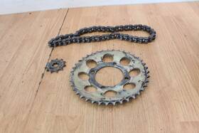 5v6-25439-20-00 Yamaha 1982 Tri Moto 125 Yt125 Chain And Sprockets 11t/39t