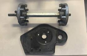 85g-w4753-00-00 Yamaha 88-90 Sv80 Snoscoot Track Drive Sprocket Cog Assembly
