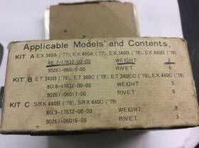 8e7-17000-10-00 Yamaha Clutch Weights Nos Set Of Three 1977 Exciter 440