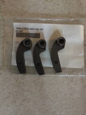 8u7-17633-00-00 Yamaha Oem Clutch Weight Set