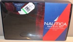 Nautica Men's Pj Set Crew & Cozy Fleece Black/red Sie Large New In Gift Box. Fixed Price $15.00.