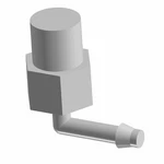 Polaris 90 Degrees Fitting, Genuine Oem Part 7052095, Qty 1. Fixed Price $13.86.